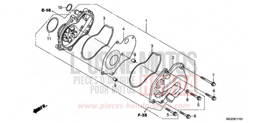 POMPA ACQUA NC700XDD di 2013